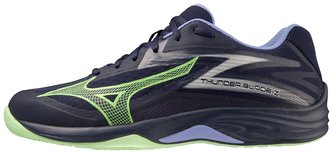 Mizuno THUNDER BLADE Z / EveBlue/TechGreen/Iolite Velikost boty: 46.0/11.0 Mizuno THUNDER BLADE Z / EveBlue/TechGreen/Iolite Velikost boty: 46.0/11.0