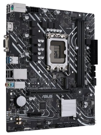 ASUS PRIME H610M-K D4 socket  LGA1700 H610 DDR4 mATX M.2 HDMI D-sub