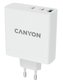 CANYON síťová rychlonabíječka GaN, H-140 (140W), vstup 100-240V, výstup USB-C1/C2 5-20V, USB-A 1/A2 4.5-20V