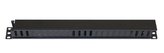 Eurocase panel na kabely  RGA-27 19" 1U - 6 plastových úchytů