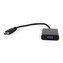 Gembird adaptér HDMI (M) na VGA (F), single port, kabel 0,15m, černý