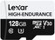 Lexar paměťová karta 128GB High-Endurance microSDHC/microSDXC™ UHS-I card, (čtení/zápis:100/45MB/s) C10 A1 V30 U3