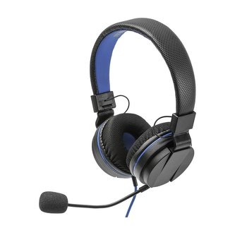 SnakeByte sluchátka Head: Set 4 pro PS4 modrá/černá
