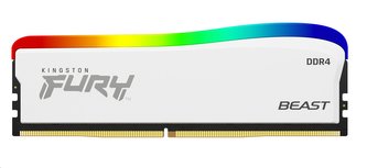 Kingston FURY Beast White DDR4 8GB 3200MT/s DIMM CL16 RGB SE