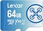 Lexar paměťová karta 64GB FLY High-Performance 1066x microSDXC™ UHS-I, (čtení/zápis:160/60MB/s) C10 A2 V30 U3