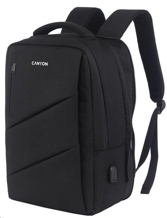 Batoh na notebook "BPE-5", černá, 15,6", CANYON CNS-BPE5B1