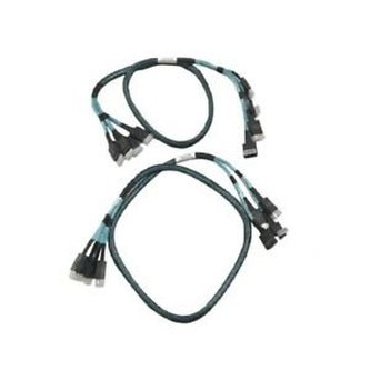 INTEL 875mm long,  Cable Kit Oculink 2U 4 port Switch Card for Riser 1 or 2 to Middle Drive Bay