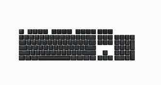 Corsair PBT DOUBLE-SHOT PRO Keycap Mod Kit - 104-Key, NA Layout, Onyx Black