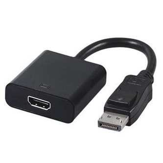 Gembird adaptér DisplayPort (M) na HDMI (F), kabel 0.1m, černý