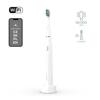 AENO Elektrický kartáček DB1s - 46000 RPM, 4 módy, Smart, Bílá