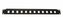 Eurocase panel na kabely RGA-28-1U 19"  - 12 port