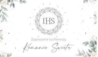 Zaproszenie Komunia (10szt)