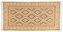 Kusový oboustranný vzorovaný koberec - běhoun KILIM RAM béžová 70x140 cm Multidecor