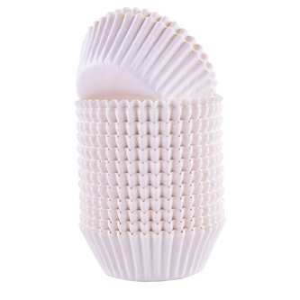 Bílé košíčky na cupcake 300ks 50x25mm - PME