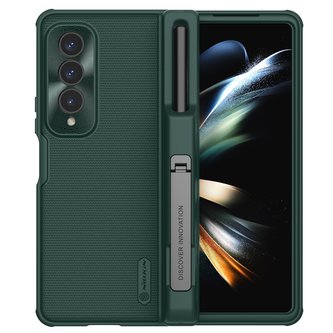 Nillkin Super Frosted FOLD Slot+Stand Zadní Kryt pro Samsung Galaxy Z Fold 4 Green