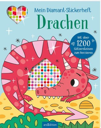 Mein Diamant-Stickerheft - Drachen