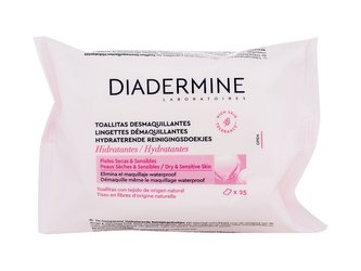 Diadermine Hydrating Čisticí ubrousky Cleansing Wipes 25 ks pro ženy