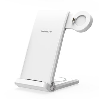 Nillkin PowerTrio 3v1 Bezdrátová Nabíječka pro Garmin Watch White Nillkin PowerTrio 3v1 Bezdrátová Nabíječka pro Garmin Watch White