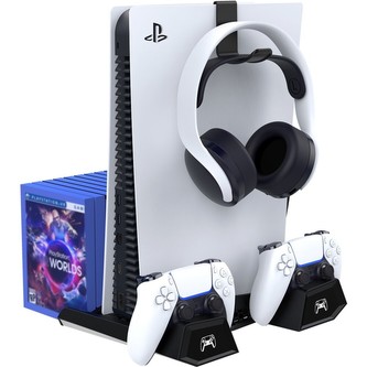 iPega P5023 Nabíjecí Stanice s Chlazením pro PS5 Black