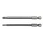 Sada bitů 1/4" 2 ks TORX L=100 mm T15, T27