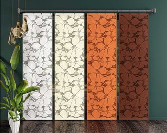 Forbyt, Závěsový panel, Floris 50 x 240 cm bílá