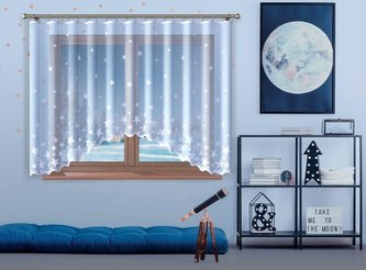 Forbyt, Hotová záclona, Linda, bílá 320 x 160 cm Forbyt, Hotová záclona, Linda, bílá 320 x 160 cm