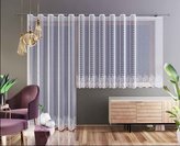Forbyt, Hotová záclona nebo balkonový komplet, Nela, bílá 330 x 150 cm