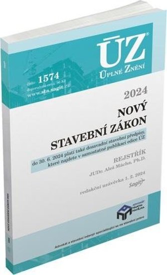 ÚZ 1574 Nový stavební zákon 2024