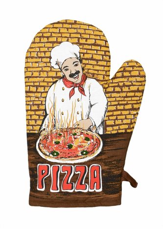 Chňapka kuchyňská, Pizza, béžová