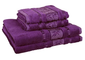 Forbyt, Ručník nebo osuška, New Bambus Line, tmavě fialový 30 x 50 cm