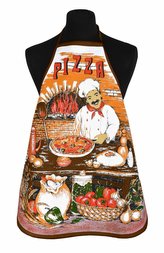 Zástěra kuchyňská, Pizza, cihlová