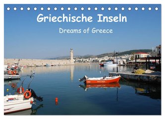 Griechische Inseln (Tischkalender 2024 DIN A5 quer), CALVENDO Monatskalender