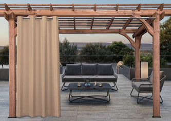 Venkovní zahradní závěs s kroužky MONTANA color 21 béžová, 155x200 cm (cena za 1 kus) MyBestHome + DÁREK úvaz ze stejné látky Venkovní zahradní závěs s kroužky MONTANA color 21 béžová, 155x200 cm (cena za 1 kus) MyBestHome + DÁREK úvaz ze stejné látky