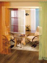 Forbyt,  Záclona, AGA  Provázková 90 x 180 cm modrá