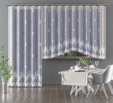 Hotová záclona nebo balkonový komplet, Luisa, bílá 350 x 180 cm