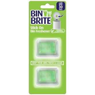Bin Brite nálepka neutralizující zápach do odpadkového koše Lemongrass 2ks Bin Brite nálepka neutralizující zápach do odpadkového koše Lemongrass 2ks