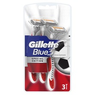 Gillette Jednorázová holítka Blue3 Red & White 5+1 ks man