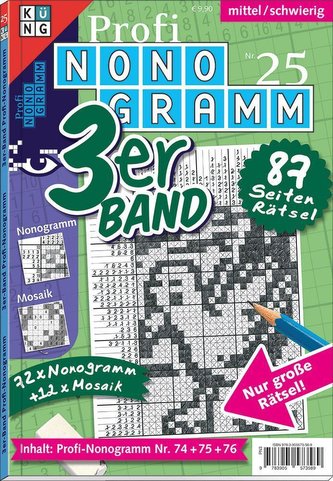 Profi-Nonogramm 3er-Band Nr. 25