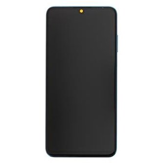 Huawei P30 Lite LCD Display + Dotyková Deska + Přední Kryt Blue (pro 48MP foto)