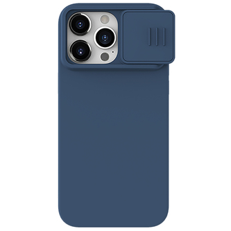 Nillkin CamShield Silky Silikonový Kryt pro Apple iPhone 15 Pro Max Midnight Blue
