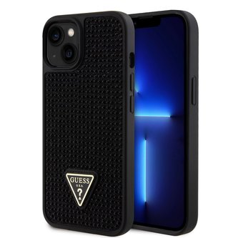 Guess Rhinestones Triangle Metal Logo Kryt pro iPhone 13 Black Guess Rhinestones Triangle Metal Logo Kryt pro iPhone 13 Black
