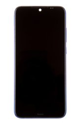 LCD Display + Dotyková Deska + Přední Kryt pro Xiaomi Redmi Note 8T Blue