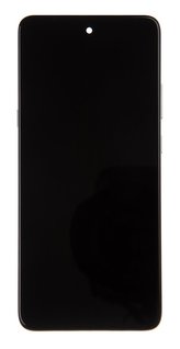 Motorola G 5G LCD Display + Dotyková Deska + Přední Kryt Silver (Service Pack)