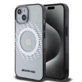 AMG PC/TPU Rhombuses Magsafe Zadní Kryt pro iPhone 15 Transparent