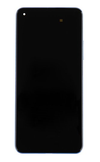 LCD Display + Dotyková Deska + Přední Kryt pro Xiaomi Mi 11 Lite 4G Blue (Service Pack)