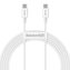 Baseus CATYS-C02 Superior Fast Charging Datový Kabel USB-C - USB-C 100W 2m White