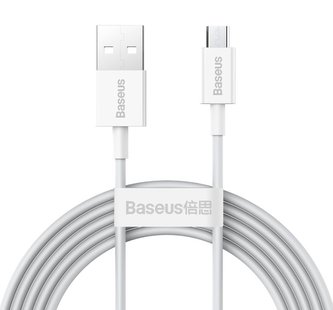 Baseus CAMYS-A02 Superior Fast Charging Datový Kabel MicroUSB 2A 2m White