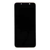 Motorola E6 Play LCD Display + Dotyková Deska + Přední Kryt Black (Service Pack)