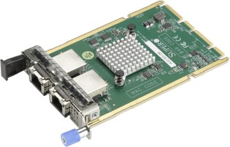 Supermicro AOC-AG-I2M - 2×GbE,Intel350, iSCSI boot,jumbo fr,VMDq, NC-SI, proprietární AIOM ff (0,5U)
