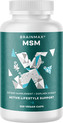 BrainMax MSM, 800 mg, 200 rostlinných kapslí